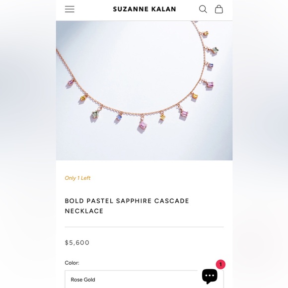 Suzanne Kalan Jewelry - Suzanne Kalan bold pastel sapphire cascade necklace